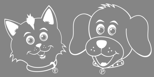 Paw and Pal Window Decals